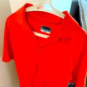 Men’s PGA Tour orange golf polo